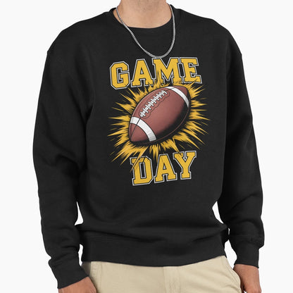 Game Day Football Sweatshirt - Unique Graphic Unisex - T-Shirt, Sweatshirt, Hoodie