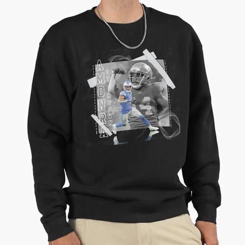 Amon Sport Ra Sport St Brown Sweatshirt - Minimalist Print for Adults - T-Shirt, Sweatshirt, Hoodie