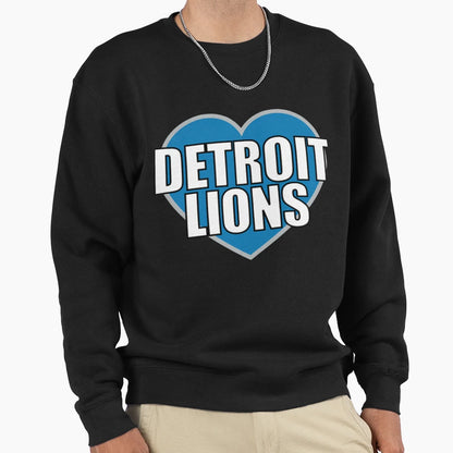 Football Detroit Lions Sweatshirt - Fun Novelty Design for Adults - T-Shirt, Sweatshirt, Hoodie
