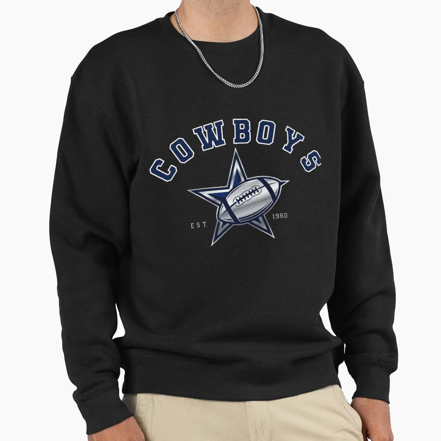 Art Dallas Cowboys Sweatshirt - Custom Art Print Men Women - T-Shirt, Sweatshirt, Hoodie