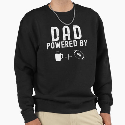 Dad Powered Sweatshirt - Trendy Graphic for Adults - T-Shirt, Sweatshirt, Hoodie