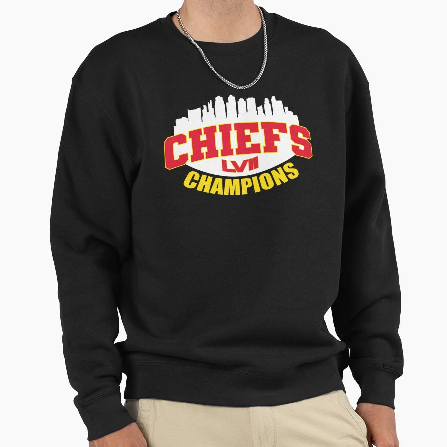 Chiefs Champions Sweatshirt - Fun Novelty Design Men Women - T-Shirt, Sweatshirt, Hoodie