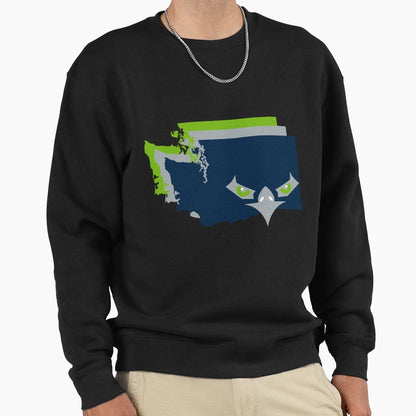 Washington Border Seahawks Sweatshirt - Novelty Apparel for Adults - T-Shirt, Sweatshirt, Hoodie