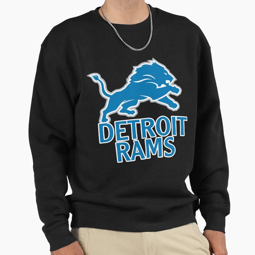 Detroit Rams T-Shirt - Unique Graphic Men Women - T-Shirt, Sweatshirt, Hoodie