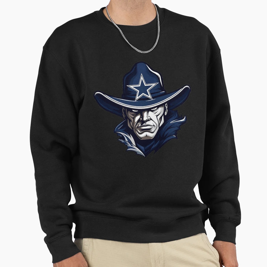 Old School Cowboy Sweatshirt - Fun Novelty Design Unisex - T-Shirt, Sweatshirt, Hoodie