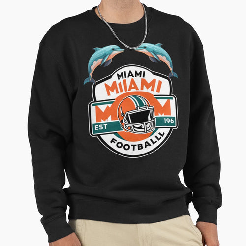 Football Miami Dolphins Sweatshirt - Graphic Print for Adults - T-Shirt, Sweatshirt, Hoodie