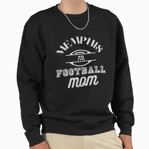 Memphis Tn Football Mom Sweatshirt - Fun Novelty Design Unisex - T-Shirt, Sweatshirt, Hoodie
