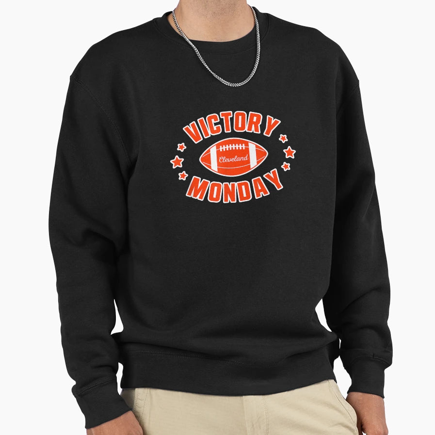 Victory Monday Cleveland Sweatshirt - Casual Everyday Wear Unisex - T-Shirt, Sweatshirt, Hoodie