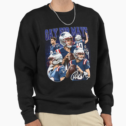 Gay Maye New England Football Sweatshirt - Unique Graphic Men Women - T-Shirt, Sweatshirt, Hoodie