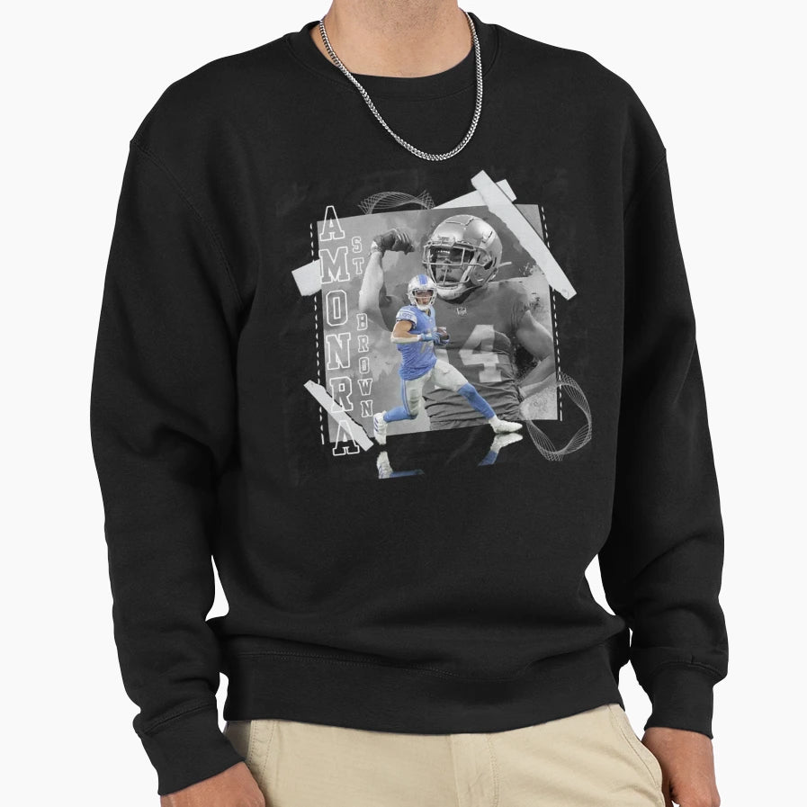 Amon Sport Ra Sport St Brown Sweatshirt - Novelty Apparel Men Women - T-Shirt, Sweatshirt, Hoodie