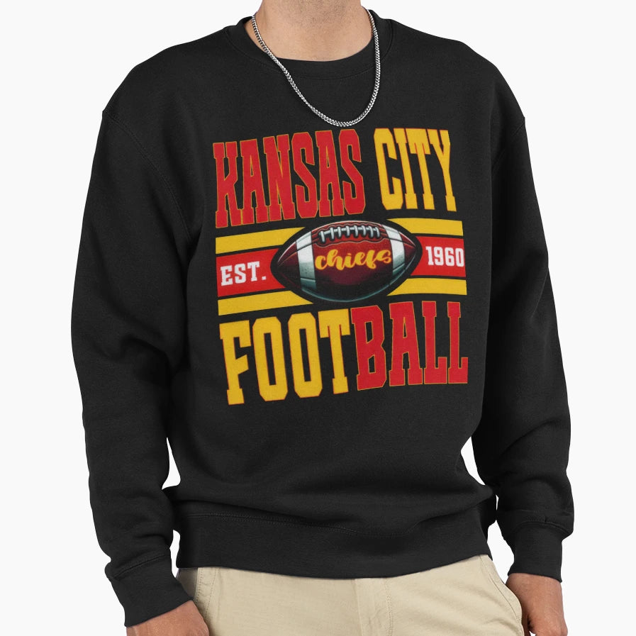 Art Kansas City Chiefs Sweatshirt - Unique Graphic Unisex - T-Shirt, Sweatshirt, Hoodie