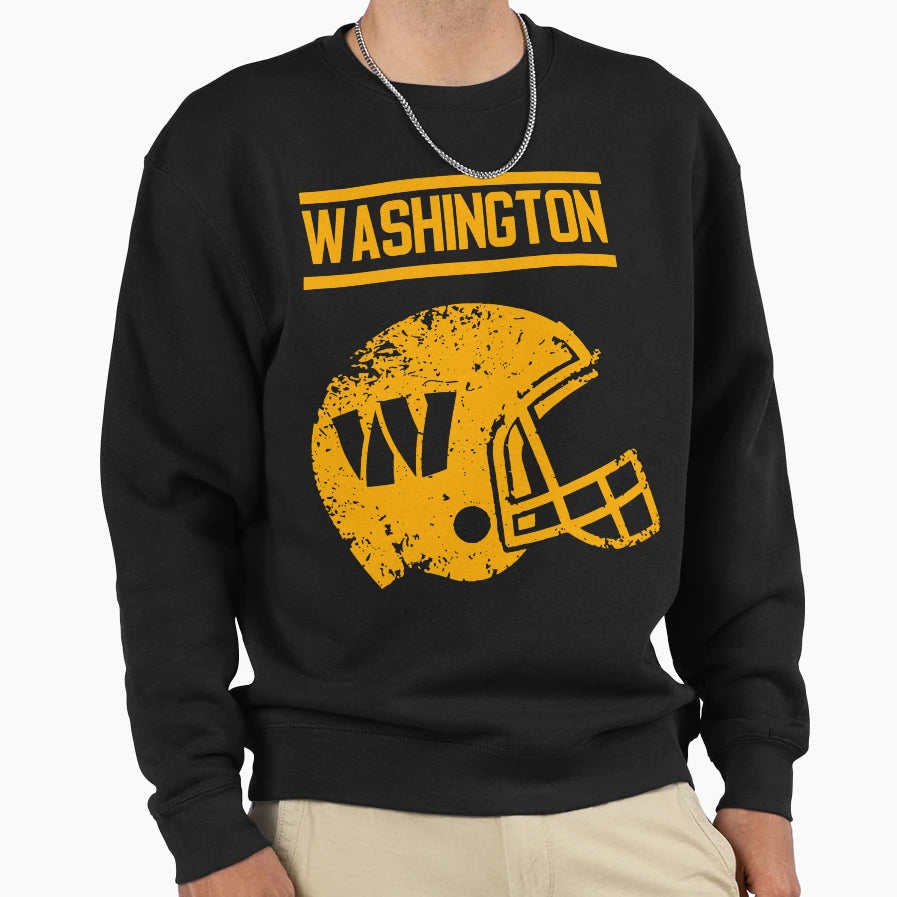 Washington Commanders Helmet Sweatshirt - Streetwear Style for Adults - T-Shirt, Sweatshirt, Hoodie