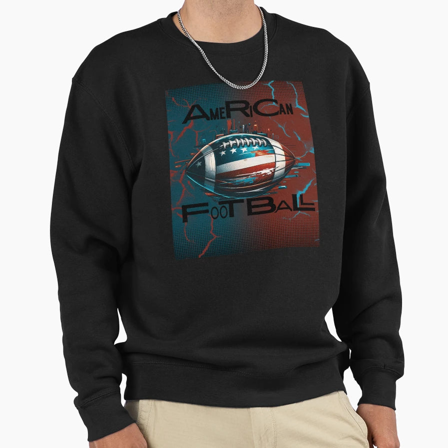 American Football Sweatshirt - Custom Art Print Men Women - T-Shirt, Sweatshirt, Hoodie
