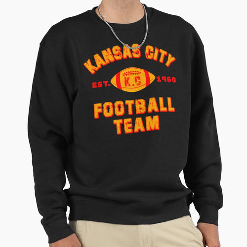 Kansas City Football Team Est 1960 Sweatshirt - Streetwear Style Unisex - T-Shirt, Sweatshirt, Hoodie