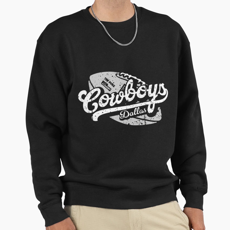Dallas Cowboys Football Fan Art Sweatshirt - Custom Art Print for Adults - T-Shirt, Sweatshirt, Hoodie