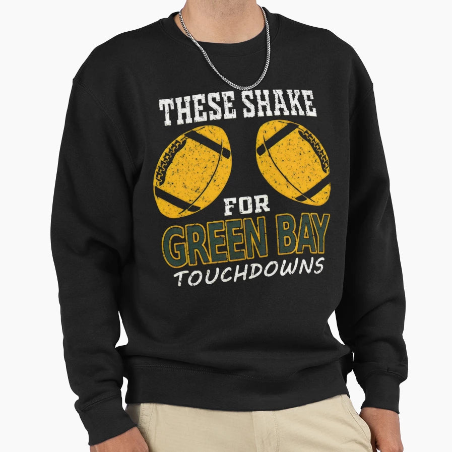 Art Green Bay Packers Sweatshirt - Casual Everyday Wear Men Women - T-Shirt, Sweatshirt, Hoodie