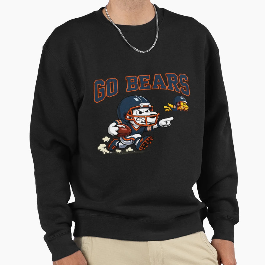 Snoopy And Woodstock Chicago Bears Sweatshirt - Custom Art Print Men Women - T-Shirt, Sweatshirt, Hoodie