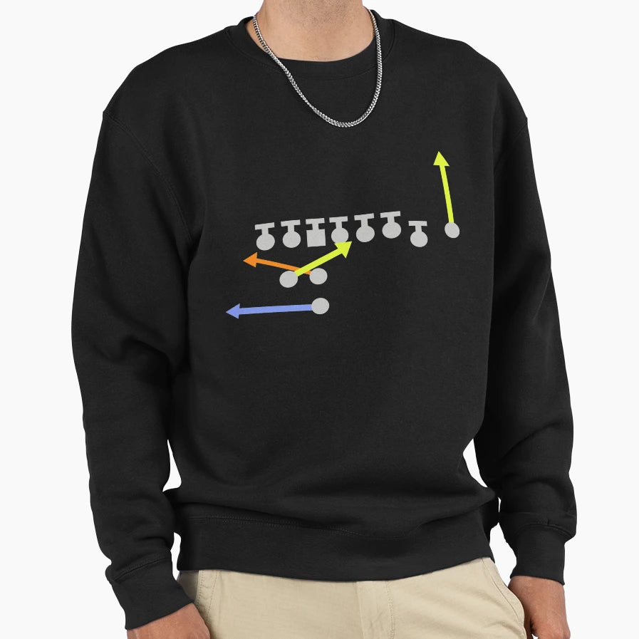 Ncaa Football Triple Option Pistol Sweatshirt - Minimalist Print Men Women - T-Shirt, Sweatshirt, Hoodie