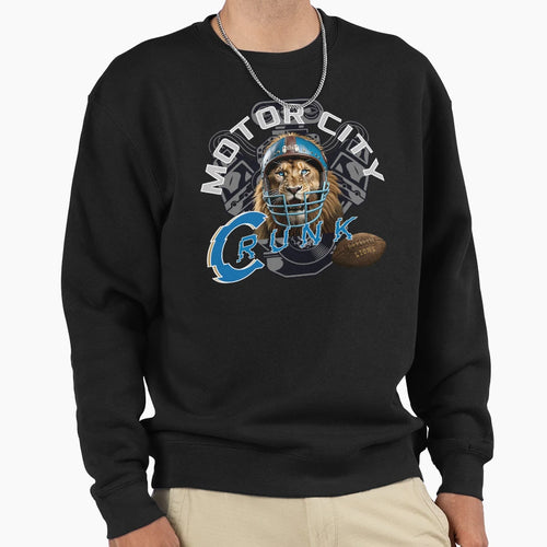 Crunk Detroit Lions Sweatshirt - Streetwear Style Unisex - T-Shirt, Sweatshirt, Hoodie