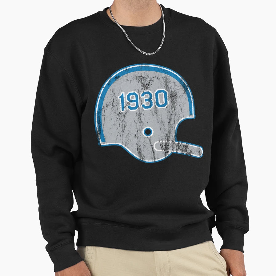 Detroit Lions 1930 Helmet Sweatshirt - Trendy Graphic Men Women - T-Shirt, Sweatshirt, Hoodie