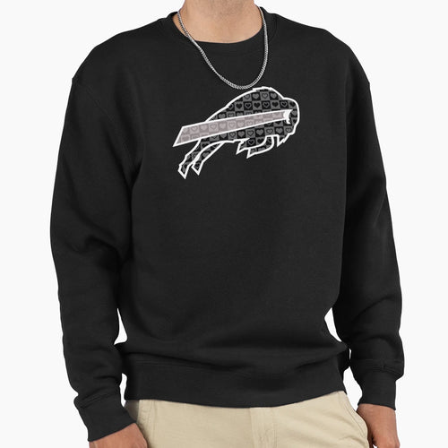 B Mafia Buffalove Bk Gy Sweatshirt - Fun Novelty Design Men Women - T-Shirt, Sweatshirt, Hoodie