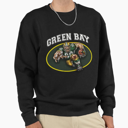 Green Bay Football Sweatshirt - Trendy Graphic for Adults - T-Shirt, Sweatshirt, Hoodie
