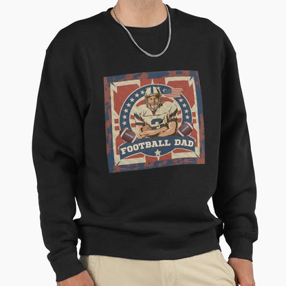 Football Dad Sweatshirt - Graphic Print for Adults - T-Shirt, Sweatshirt, Hoodie
