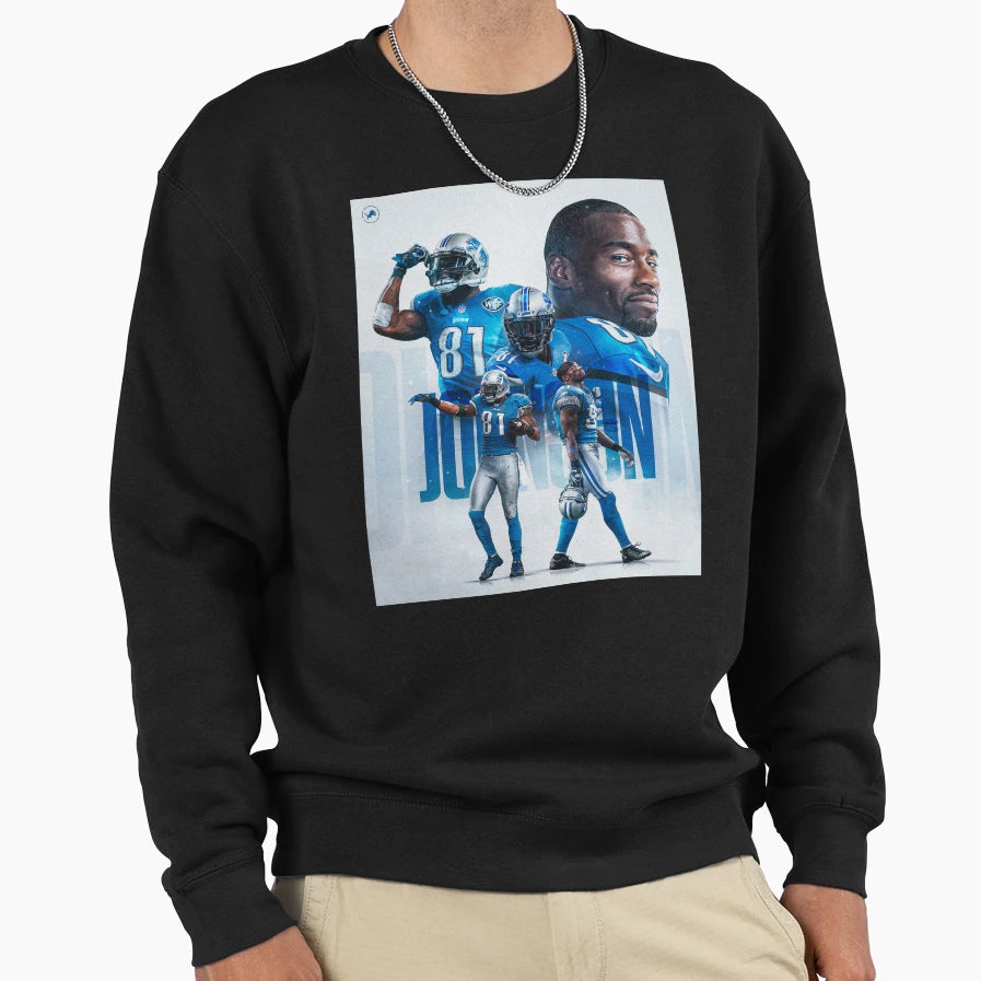Calvin Johnson Sweatshirt - Minimalist Print Unisex - T-Shirt, Sweatshirt, Hoodie