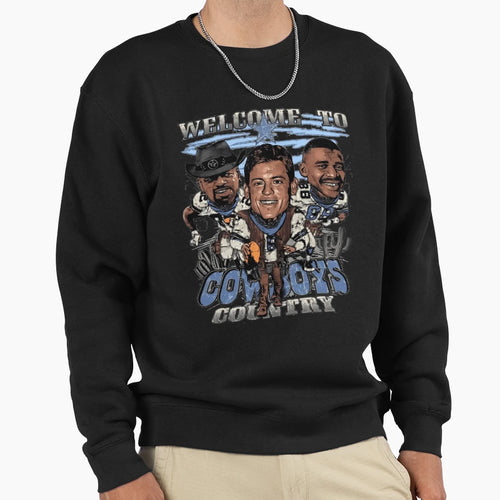 Welcome To Dallas Cowboys Sweatshirt - Aesthetic Graphic for Adults - T-Shirt, Sweatshirt, Hoodie