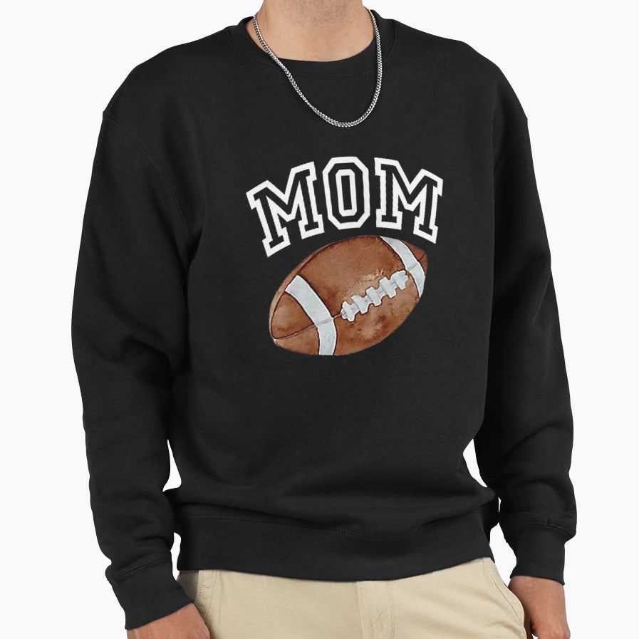 Mom 1 Year Old Football Birthday Sweatshirt - Minimalist Print Unisex - T-Shirt, Sweatshirt, Hoodie