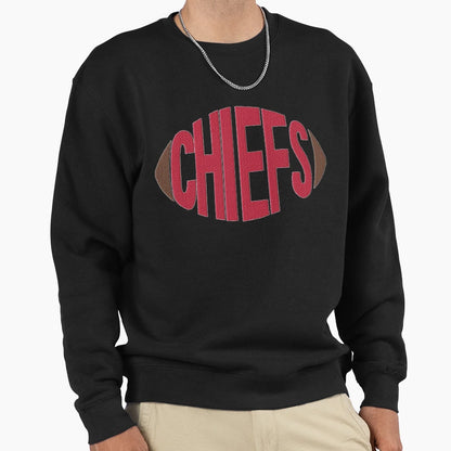 Kc Chiefs Sweatshirt - Custom Art Print Unisex - T-Shirt, Sweatshirt, Hoodie