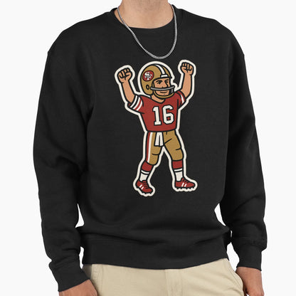 Gridiron Greats Cartoon Sweatshirt - Casual Everyday Wear Men Women - T-Shirt, Sweatshirt, Hoodie