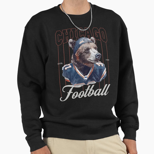 Chicago Football 2D Sweatshirt - Graphic Print Unisex - T-Shirt, Sweatshirt, Hoodie