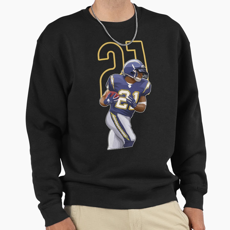 Ladainian Tomlinson San Diego 21 Sweatshirt - Custom Art Print for Adults - T-Shirt, Sweatshirt, Hoodie
