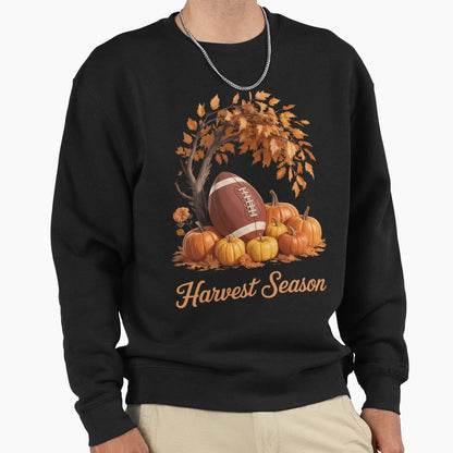 Harvest Season Football Player Sweatshirt - Streetwear Style for Adults - T-Shirt, Sweatshirt, Hoodie