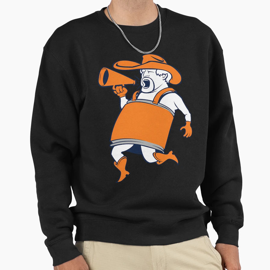 Denver Broncos Barrel Sweatshirt - Aesthetic Graphic Men Women - T-Shirt, Sweatshirt, Hoodie