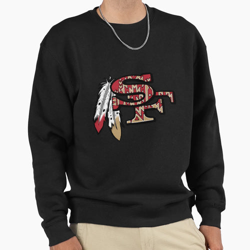 Native American 49Ers Sweatshirt - Custom Art Print for Adults - T-Shirt, Sweatshirt, Hoodie