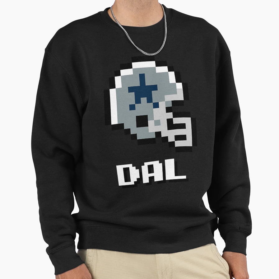 Dallas Tecmo Super Bowl Football Sweatshirt - Aesthetic Graphic Unisex - T-Shirt, Sweatshirt, Hoodie