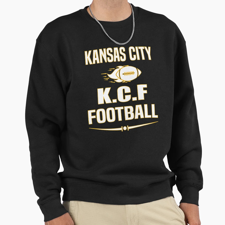Kansas City Football Sweatshirt - Unique Graphic Men Women - T-Shirt, Sweatshirt, Hoodie