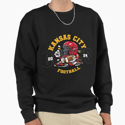 Art Kansas City Chiefs Sweatshirt - Casual Everyday Wear Unisex - T-Shirt, Sweatshirt, Hoodie