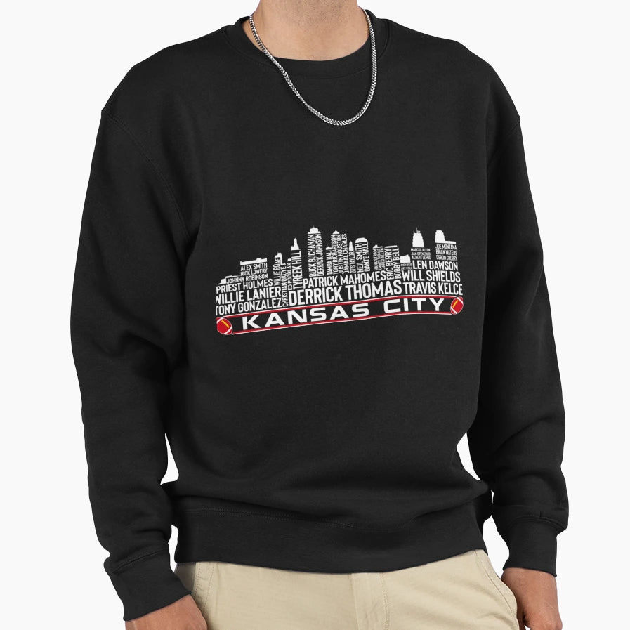 Art Kansas City Chiefs Sweatshirt - Graphic Print Unisex - T-Shirt, Sweatshirt, Hoodie