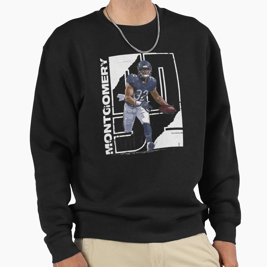 David Montgomery Stretch Sweatshirt - Graphic Print for Adults - T-Shirt, Sweatshirt, Hoodie