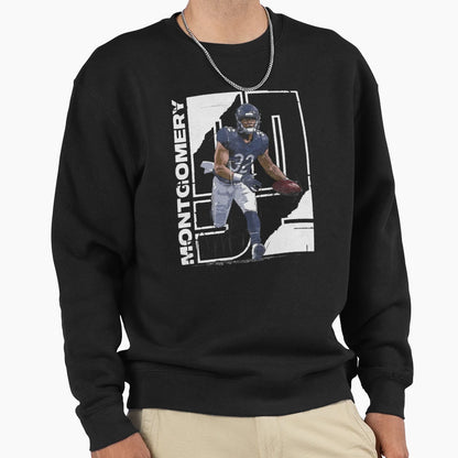 David Montgomery Stretch Sweatshirt - Graphic Print for Adults - T-Shirt, Sweatshirt, Hoodie