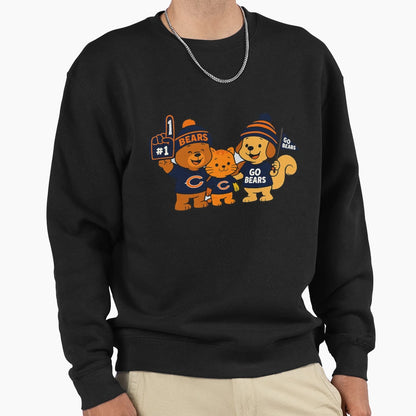 Go Bears Chicago Bears Bear Sweatshirt - Aesthetic Graphic Unisex - T-Shirt, Sweatshirt, Hoodie