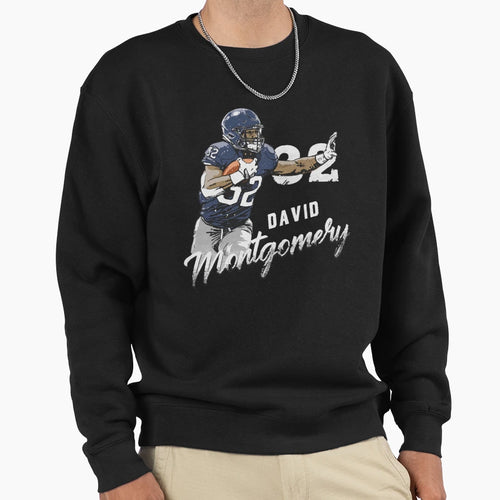 David Montgomery Chicago Team Sweatshirt - Streetwear Style Men Women - T-Shirt, Sweatshirt, Hoodie