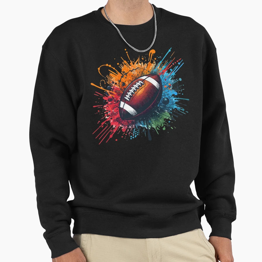 American Football Game Day Street Sweatshirt - Casual Everyday Wear Unisex - T-Shirt, Sweatshirt, Hoodie