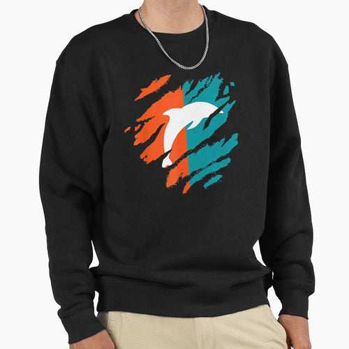 Mens Miami Dolphin Florida Sweatshirt - Casual Everyday Wear Men Women - T-Shirt, Sweatshirt, Hoodie