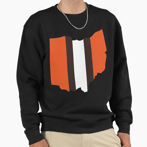 Cleveland Browns Sweatshirt - Custom Art Print Men Women - T-Shirt, Sweatshirt, Hoodie