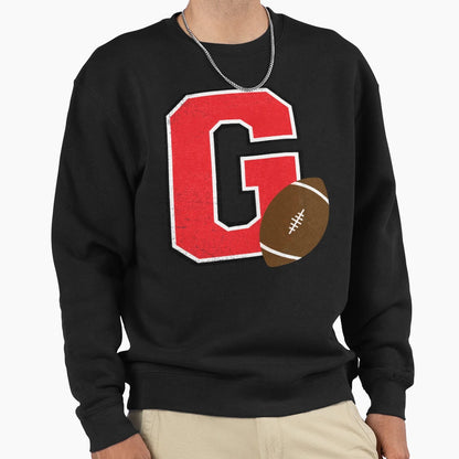 G Football Sweatshirt - Trendy Graphic Men Women - T-Shirt, Sweatshirt, Hoodie