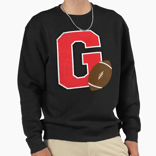 G Football Sweatshirt - Trendy Graphic Men Women - T-Shirt, Sweatshirt, Hoodie
